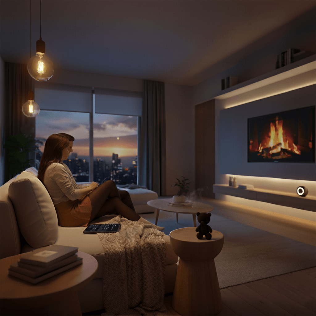 Modern smart home with homebear automation